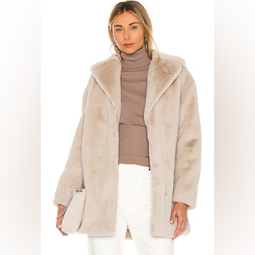All Saints Amice Faux Fur Jacket